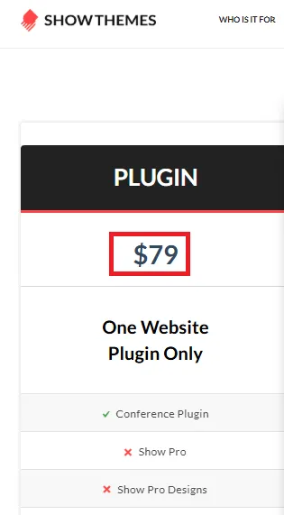 Showthemes plugin plan